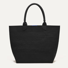 The Lightweight Tote - Black Crochet