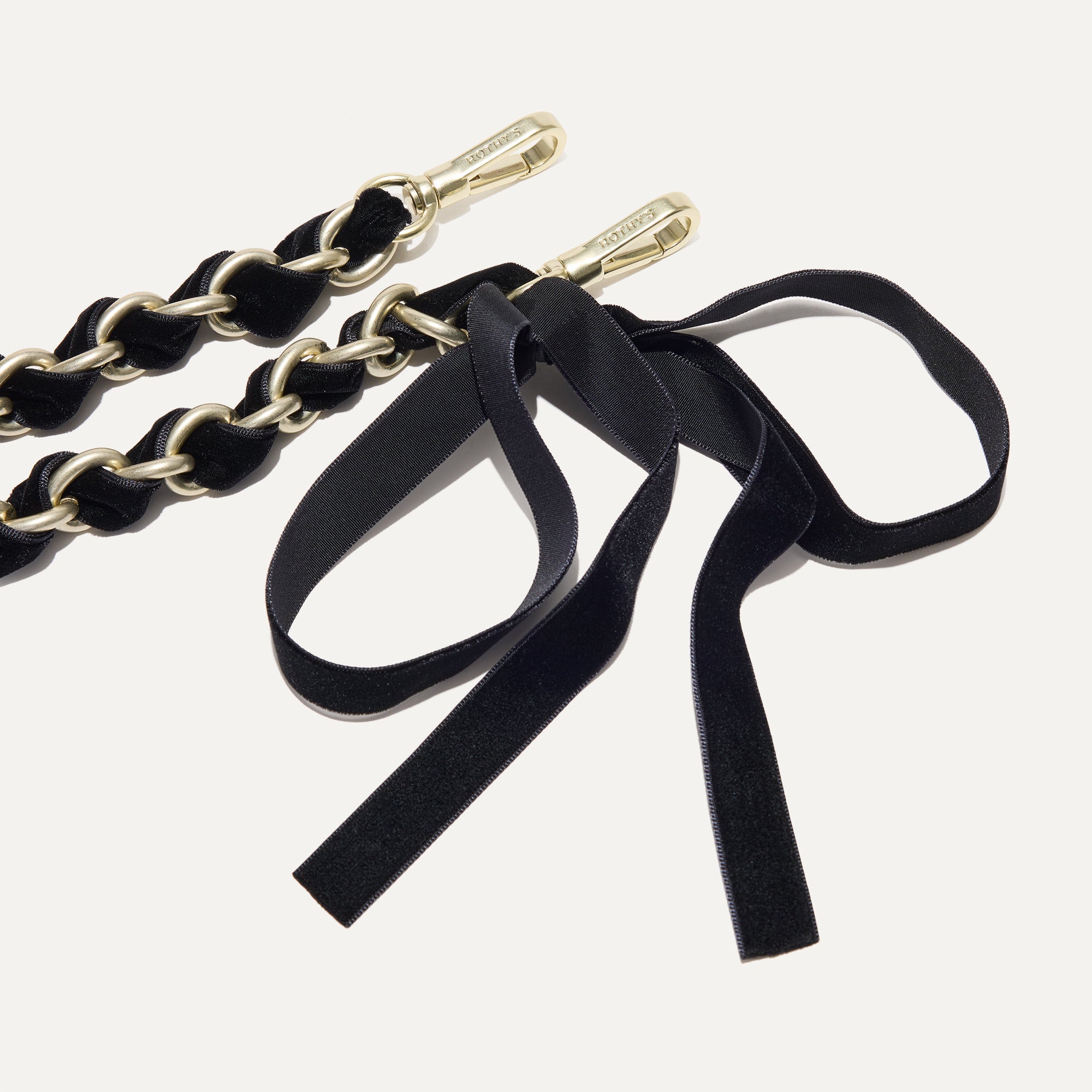 The Shoulder Strap - Velvet Black Chain