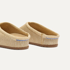 The Casual Clog - Pelican Raffia-Knit