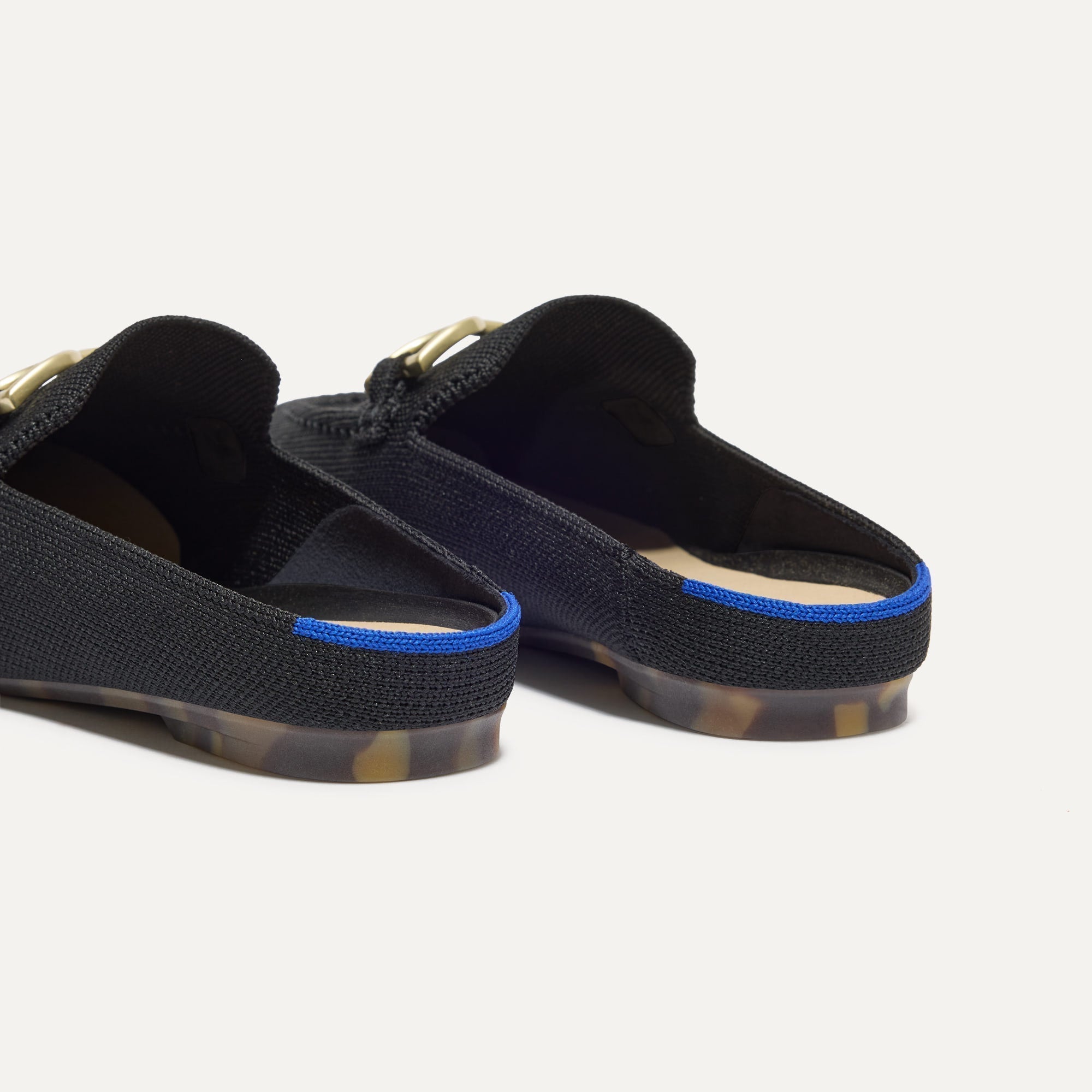 The Double Bit Loafer Mule - Black