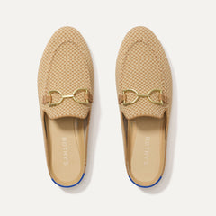 The Double Bit Loafer Mule - Waffle Micro Check