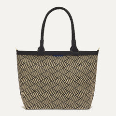 The Lightweight Zip Tote - Polar Zig Zag