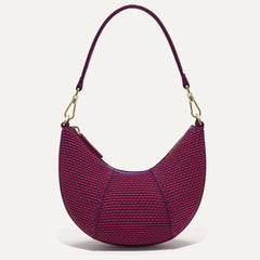 The Mini Crescent Bag - Beet