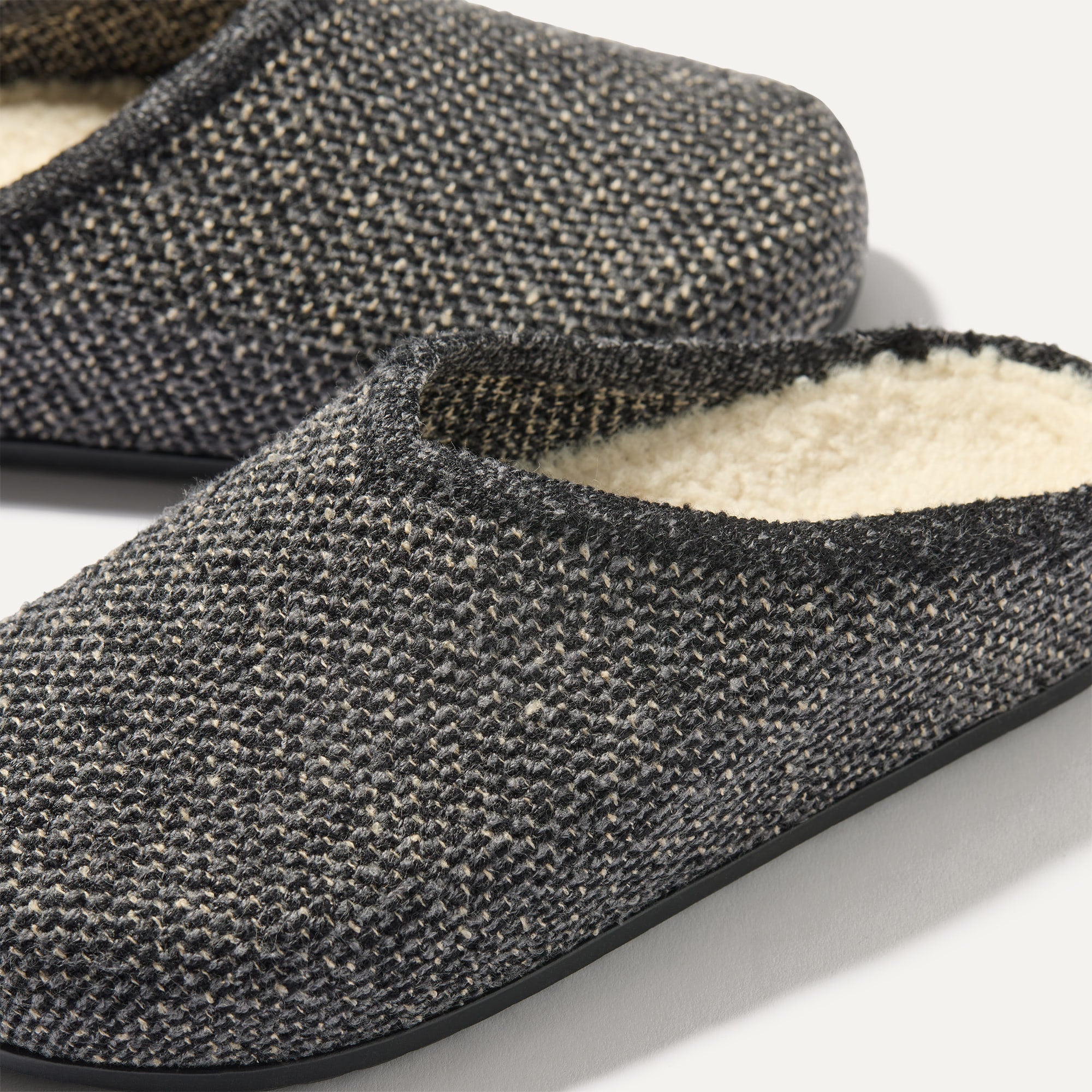 The Cozy Clog - Black Sesame Bouclé