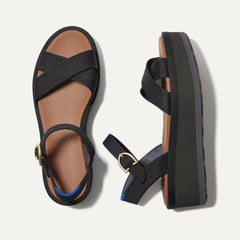 The Criss–Cross Lightweight Wedge Sandal