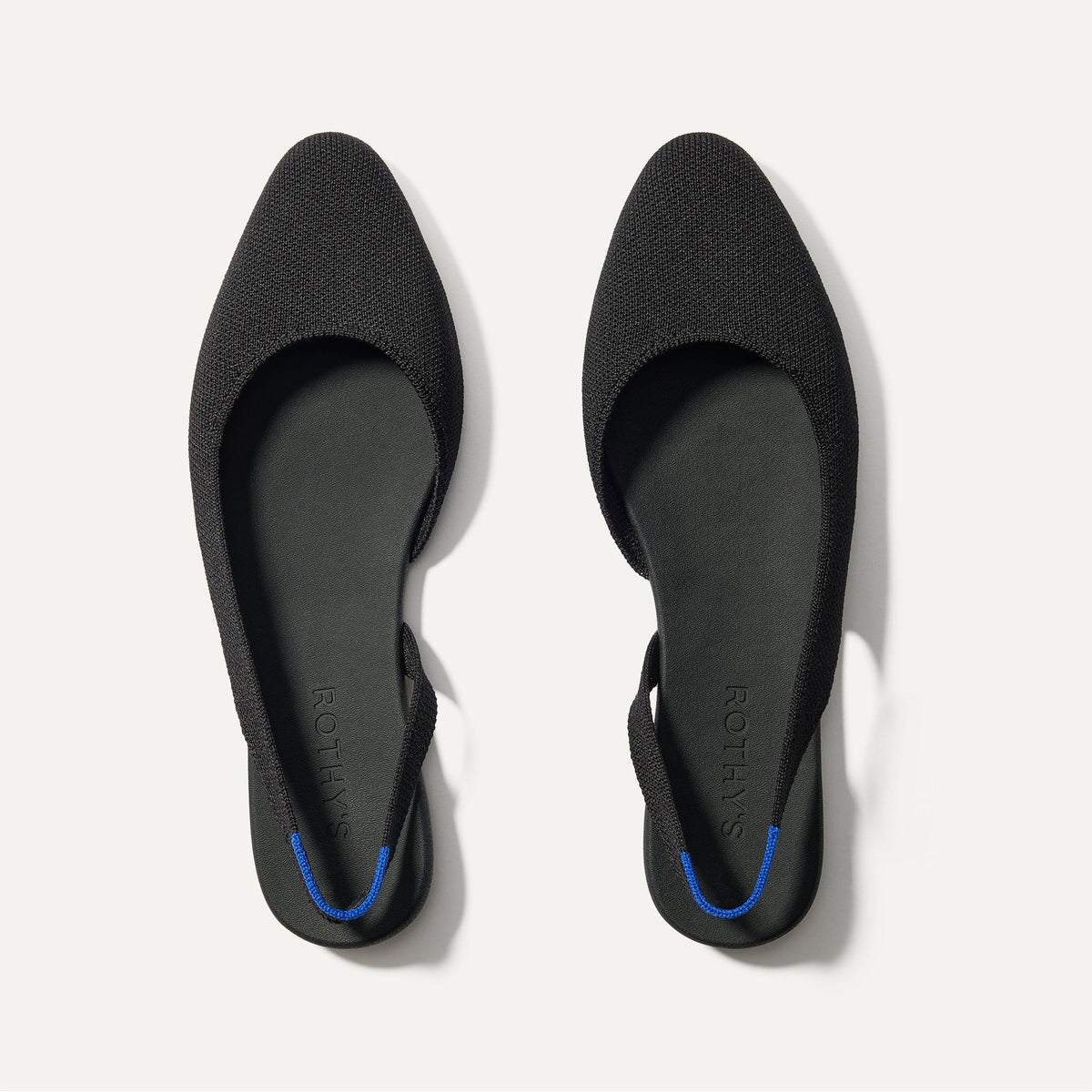The Almond Slingback - Black