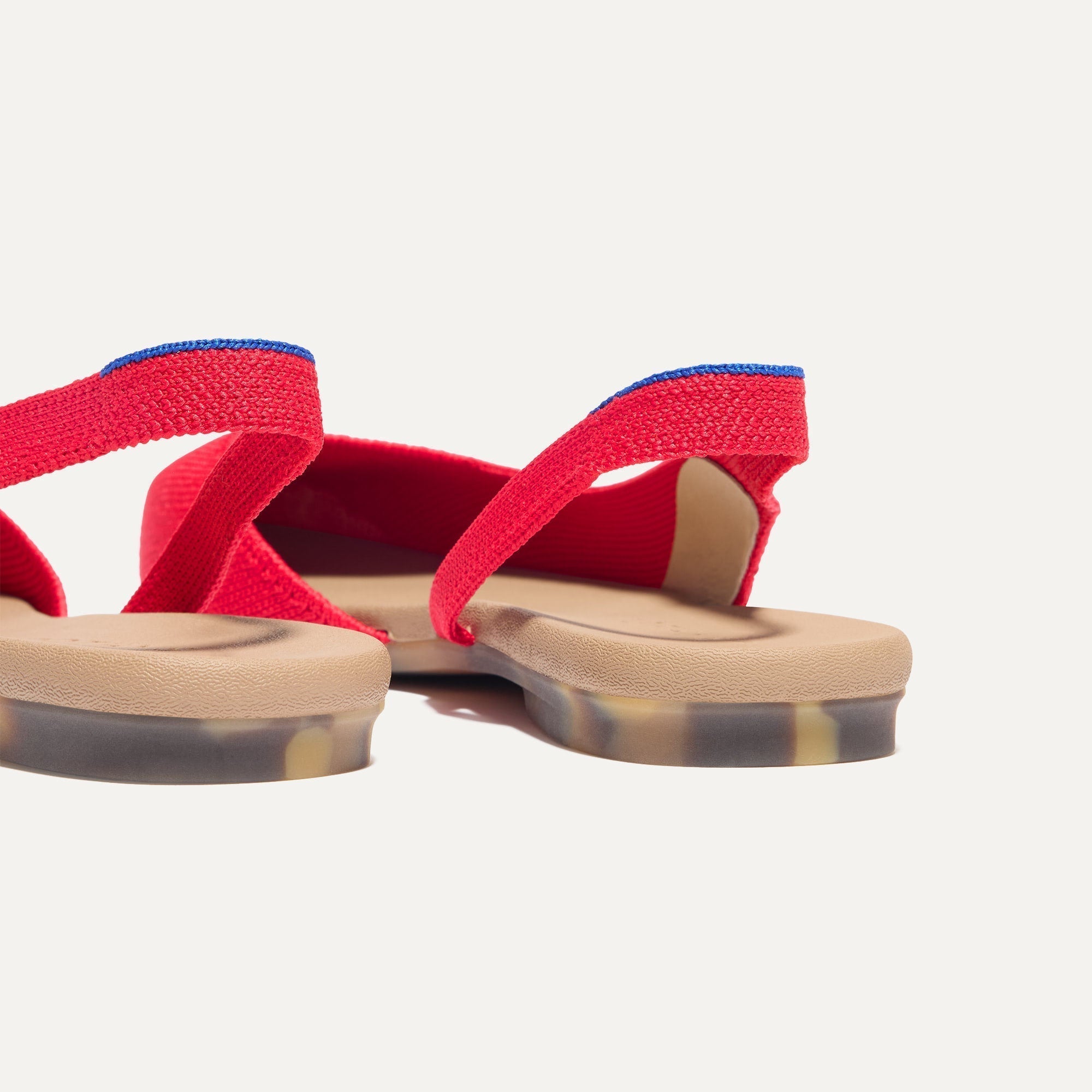 The Almond Slingback - Lollipop Red