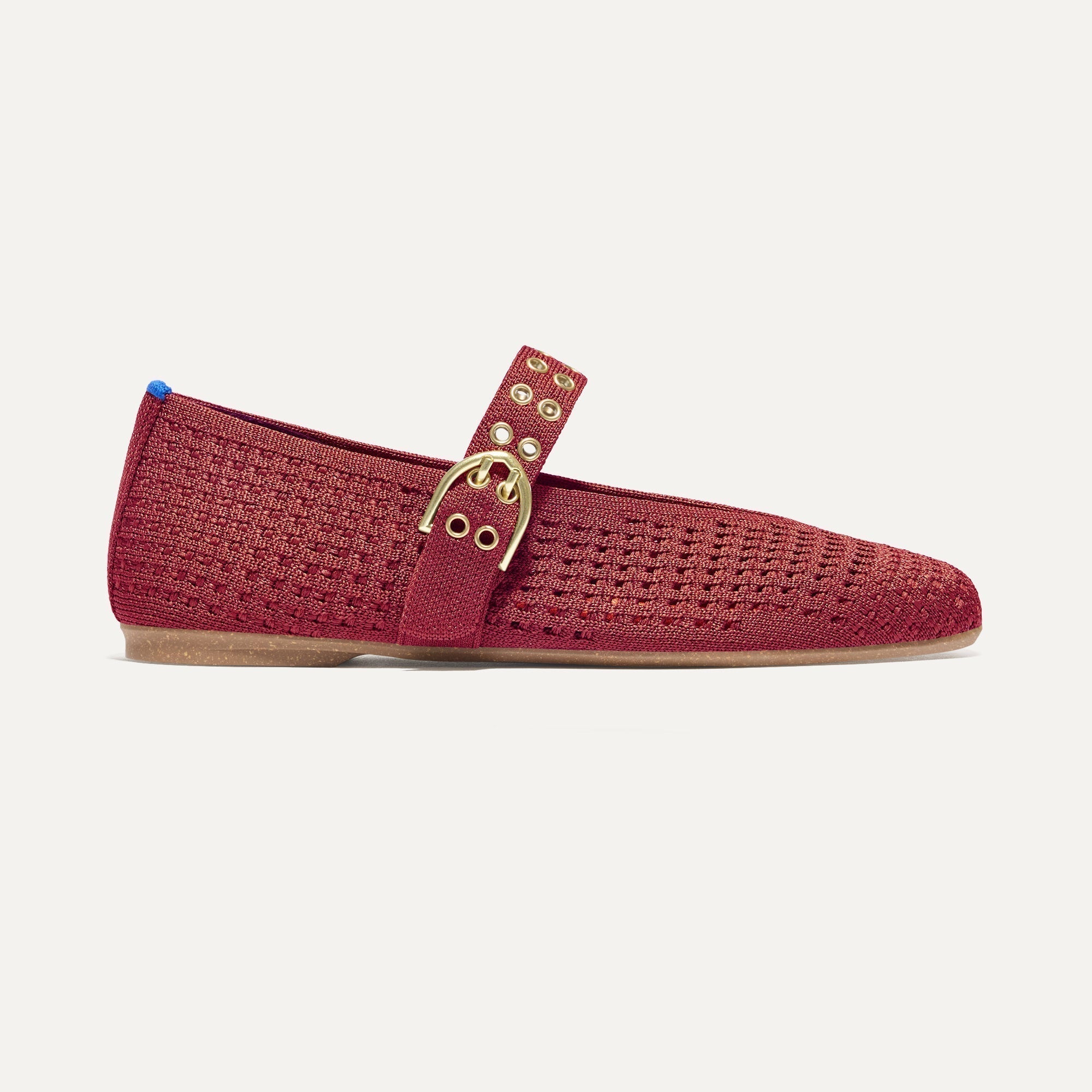 The Max Buckle Mary Jane - Ruby Mesh