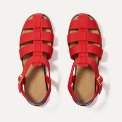 The Fisherman Sandal - Scarlet