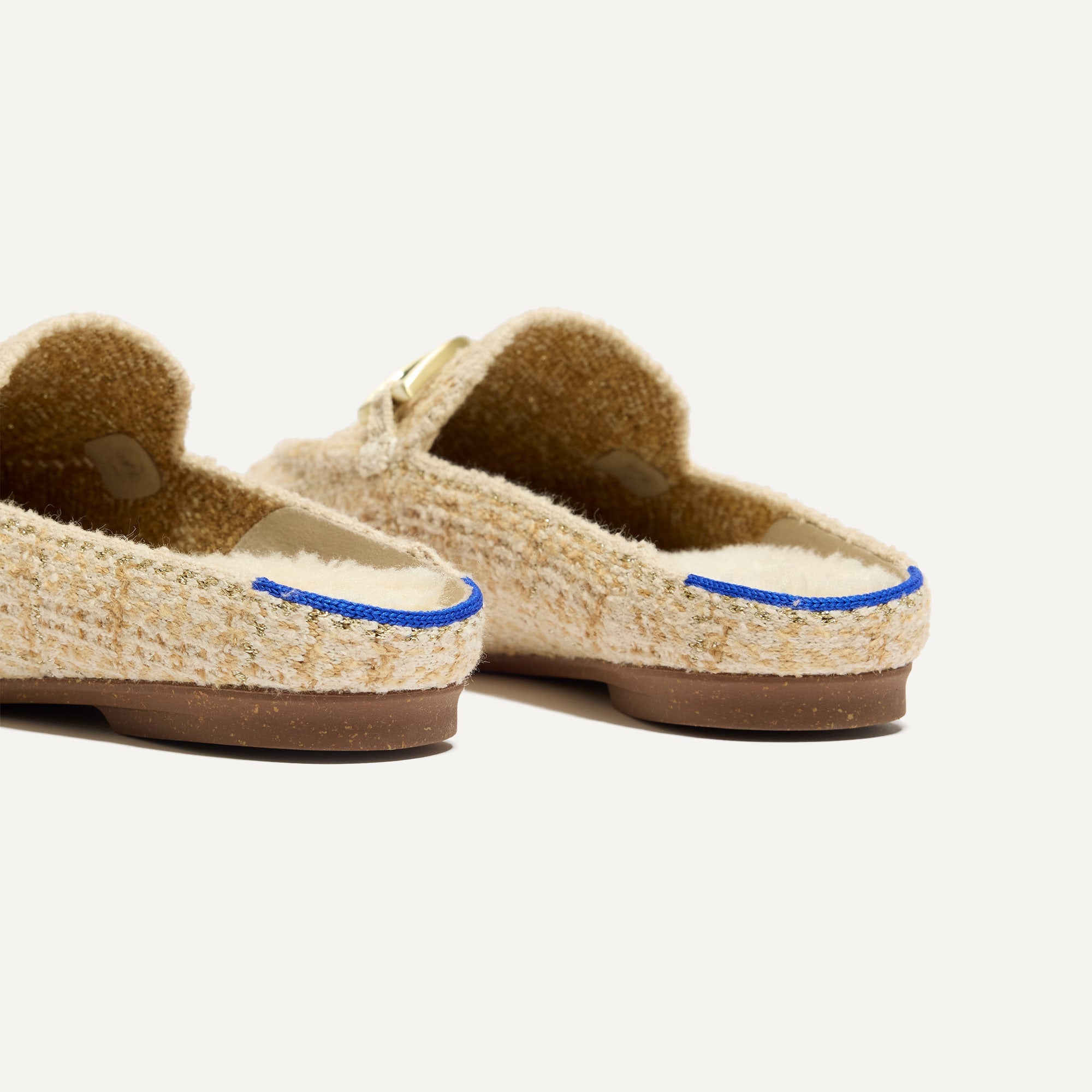 The Cozy Bit Loafer Mule - Moonlit Tweed
