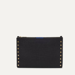 The Convertible Clutch - Studded Black
